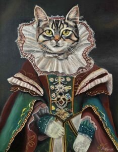 Silent Majesty - Oil paint on plywood - 40 x 50 cm