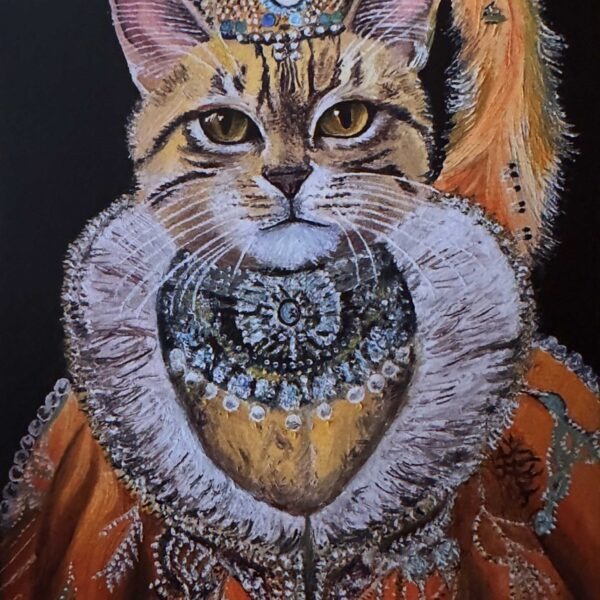 The Carnival Cat - Postcard
